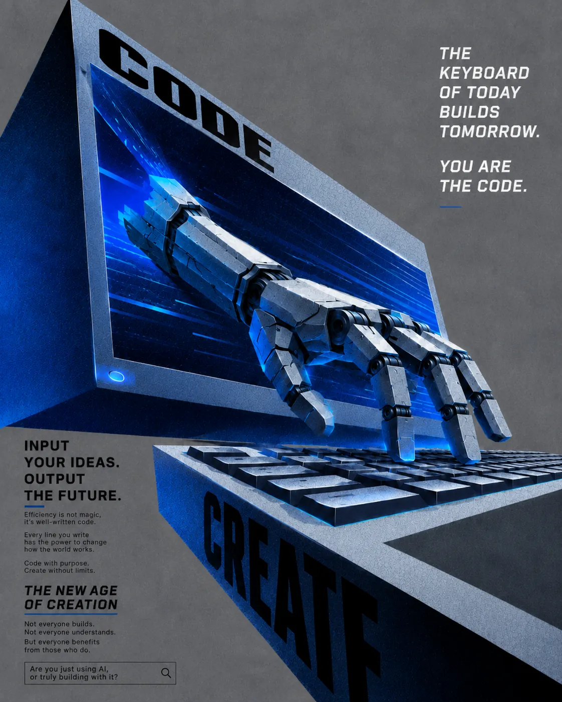 YOU ARE THE CODE